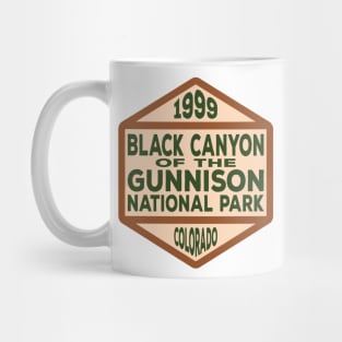 Black Canyon of the Gunnison National Park badge Mug